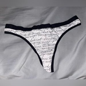 Victoria Secret Thong Panty White size M